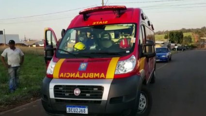 Acidente de trânsito deixa mais um motociclista ferido em Cascavel