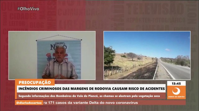 Queimadas em vegetação voltam a colocar em risco propriedades, animais e moradores em Itaporanga