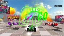 Jet Formula Car Stunt Games GREEN THUNDER Mega Ramp Car Games / Android GamePlay