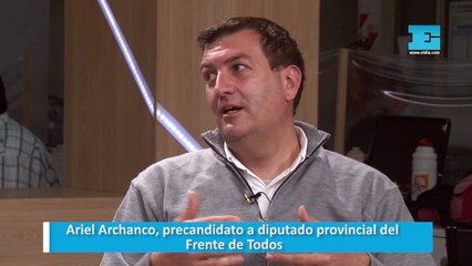 Ariel Archanco, precandidato a diputado provincial del Frente de Todos