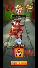 Martial Arts Crash Bandicoot Skin Gameplay - Crash Bandicoot: On The Run!