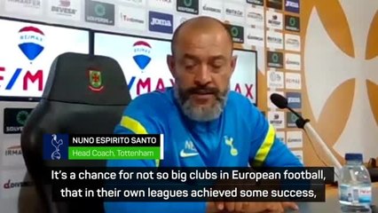 Spurs will take Conference League seriously - Nuno
