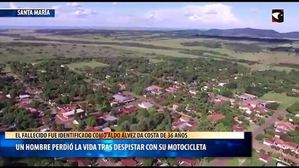 Un hombre perdió la vida tras despistar con su motocicleta