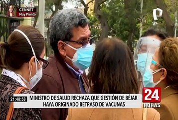 Gobierno descarta que demora en llegada de vacunas tenga que ver con salida de Béjar
