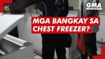 Mga bangkay, inilagay sa freezer ng pagkain | GMA News Feed