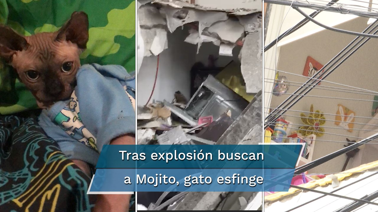 Tras explosión del edificio en avenida Coyoacán...