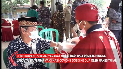 Peringati Kemerdekaan RI, TNI AL Gencar Serbuan Vaksinasi Sidoarjo