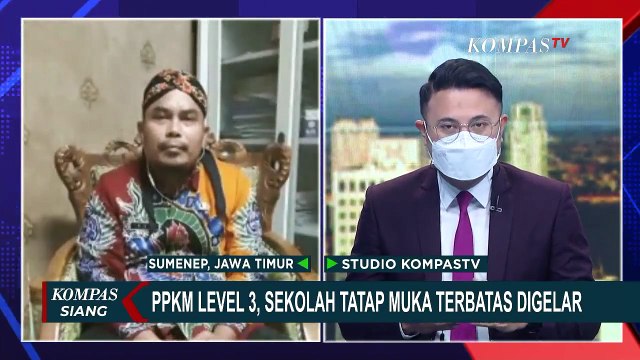 PPKM Level 3, Sejumlah Sekolah di Sumenep Mulai Gelar Pembelajaran Tatap Muka Terbatas