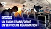 Covid-19: comment un avion de ligne a été transformé en service de réanimation pour transférer des patients de Guadeloupe en métropole