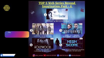 Top 5 Web_TV Series in Hindi_Eng on Netflix, Prime & Disney+ Hotstar IMDB
