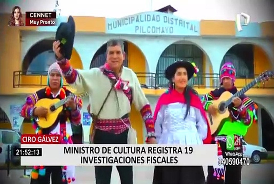 Ministro Ciro Gálvez registra 19 investigaciones fiscales