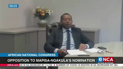 Gowing opposition to Mapisa-Nqakula's nomination
