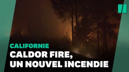 Video herunterladen: Un nouveau feu de forêt hors de contrôle dans le nord de la Californie