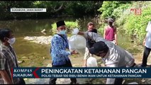 Polisi Tebar 100 Ribu Benih Ikan Untuk Ketahanan Pangan