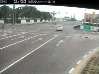 حادث في تقاطع جميرا