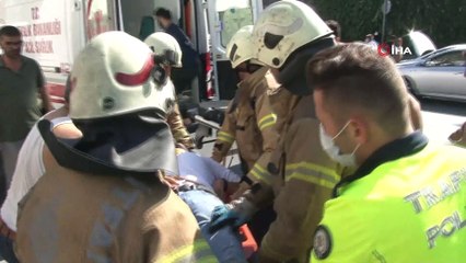 Kağıthane’de feci kaza kamerada