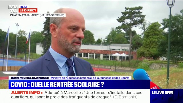 Jean-Michel Blanquer: Notre objectif, c'est de fermer [les écoles] le moins possible