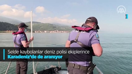 Dalgıç polisler selde kaybolanları arıyor