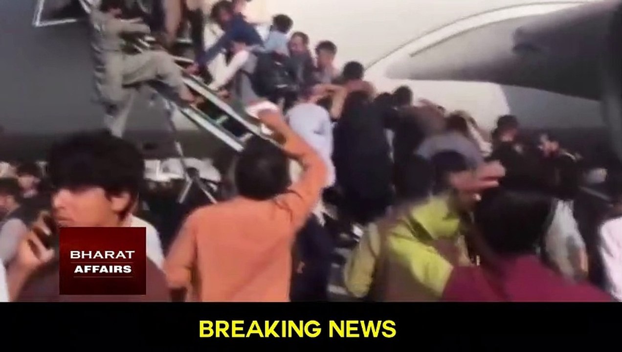 Viral Video : People Falling Off Plane Mid-Air In Kabul | अफगानिस्तान में तालिबान: भयानक वीडियो