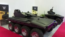 IDEF'te yerli elektrikli insansız kara aracı Alkar R8 görücüye çıktı