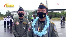 Kereen!! Pesawat TNI Buatan Indonesia Berhasil Mendarat di Bandara Liku, Sambas