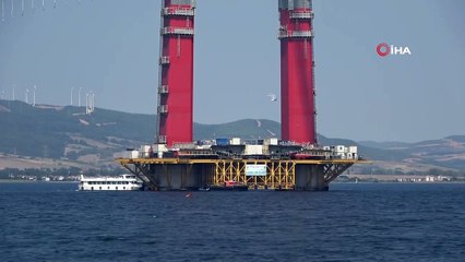 1915 Çanakkale Köprüsü’nün tabliye montajıyla yolları belirginleşmeye başladı