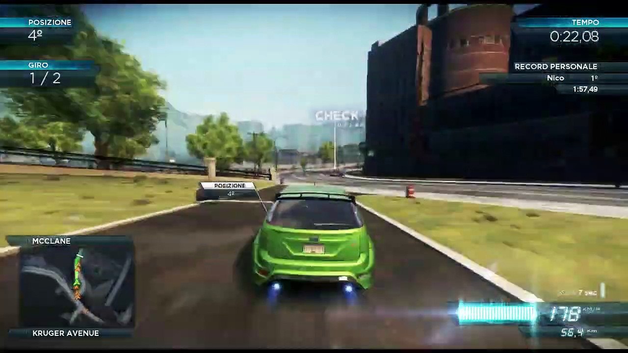 Gara con Ford Focus RS per un nitro esplosivo