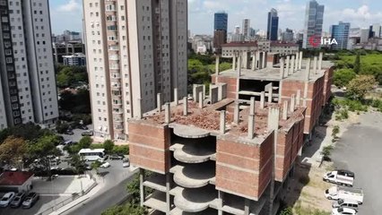 (Özel) Ataşehir'de hayalet bina: 35 yıldır bitmeyen inşaat