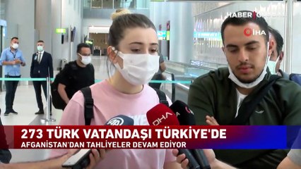 Afganistan'dan getirilen Türkler, Kabil'de yaşadıklarını anlattı
