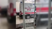 KAHRAMANMARAŞ - Diş ağrısı için ambulans talep eden kişiden 112 istasyonuna taşlı saldırı