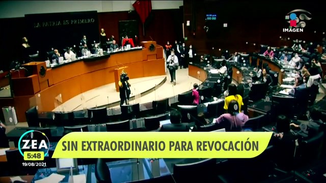 Comisión permanente rechazó periodo extraordinario para la revocación de mandato