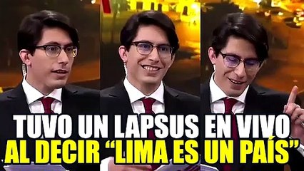 SEBASTIÁN SALAZAR ES CRITICADO POR DECIR "LIMA ES UN PAÍS" EN EL PROGRAMA CUARTO PODER