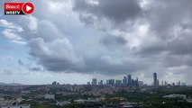 İstanbul'a yağmur böyle geldi