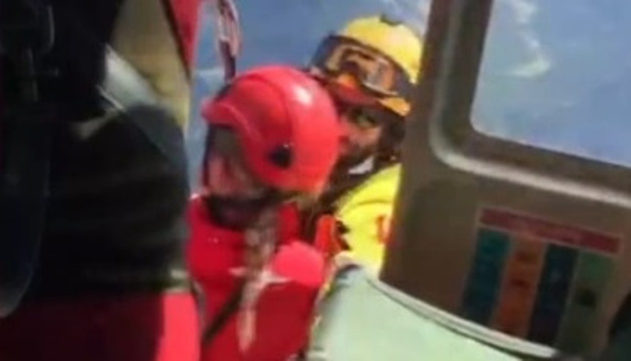 Bardonecchia (TO) - Escursionista bloccata a 2400 metri: salvata da Vigili del Fuoco (19.08.21)