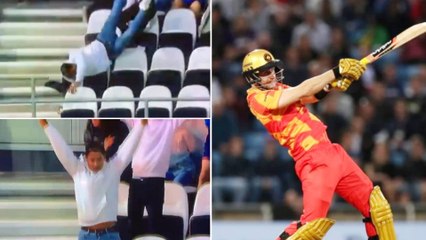 Cricket Fan Took A Stunning Catch At The Hundred Tournament | Oneindia Telugu