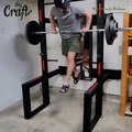 build a squat rack diy homemade  gym deadlift Platform to Maximize Your Workout Space