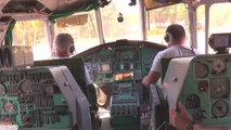 Belarus'tan kiralanan 15 ton su atma kapasiteli helikopter görevine devam ediyor