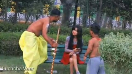 Fighting Couple Because of BABA (Pakhandi) Prank Luchcha Veer