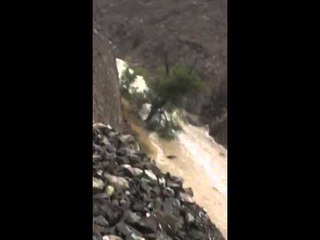 ‏جريان وادي الحلو بكلباء