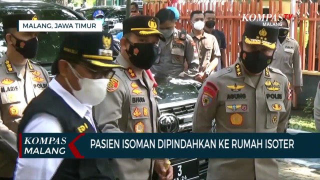 Irwasum Polri Sapa Warga di Rumah Isolasi Terpusat Kota Malang