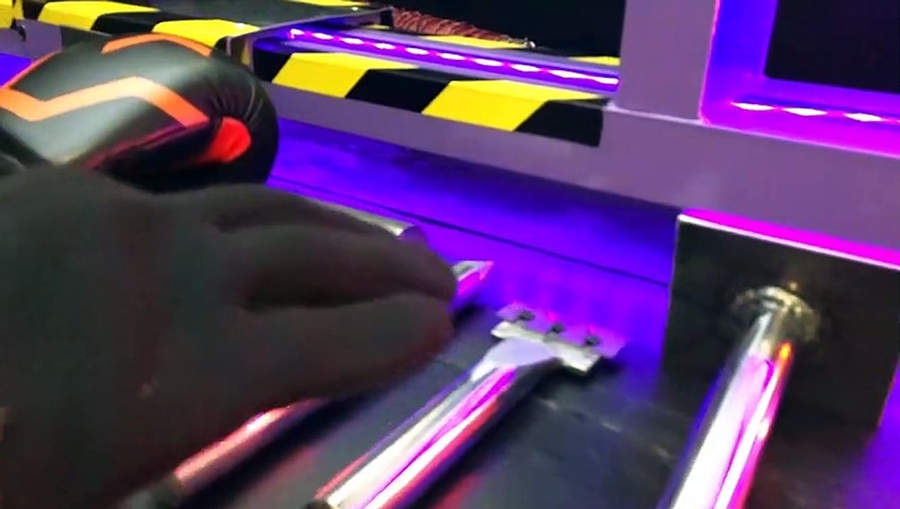 CRUSHING THINGS WITH MACHINE.The PSYCHO | explosion in slow motion