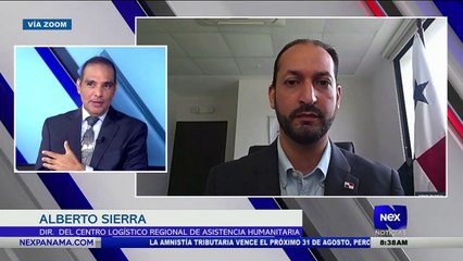 Entrevista a Alberto Sierra, Directora del centro logístico regional de asistencia humanitaria - Nex Noticias