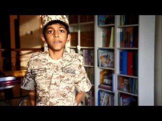 أطفال يشاركون في حملة #شكرا_حماة_الوطن