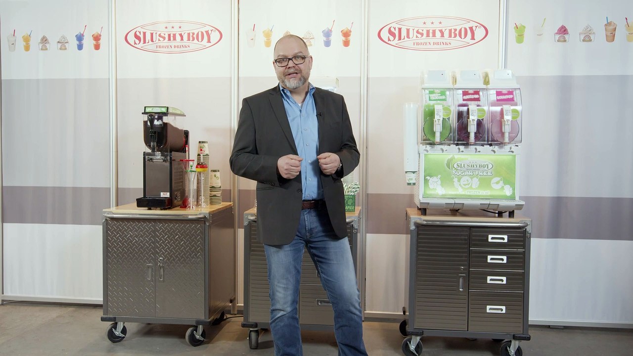 Reinigungsmitteln für eine Slush-Eis-Maschine