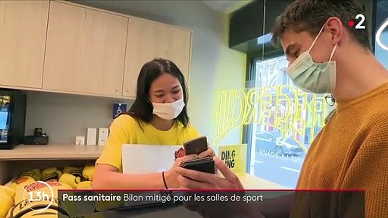 Pass sanitaire : baisse de la fréquentation des salles de sport