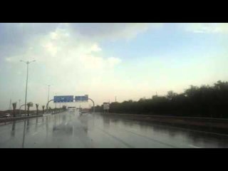 أمطار غزيرة على منطقة الفوعة