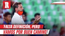 Diego Cocca sobre empate contra Santos: 'Falta definición, pero vamos por buen camino'