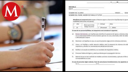 Carta compromiso de la SEP, documento que causó confusión