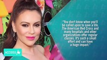 Alyssa Milano Involved In 'Terrifying' Car Crash After Uncle Suffers Heart Attack At Wheel