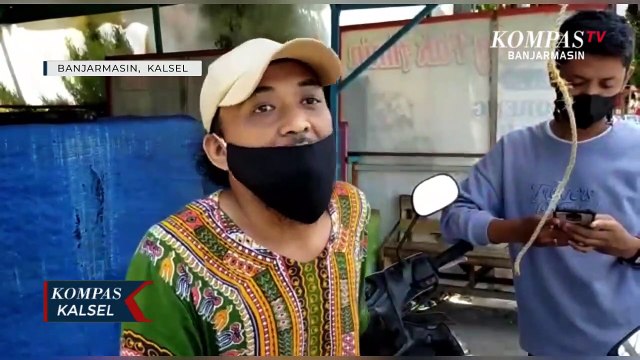 Grafiti Viral Terkait Pandemi di Sebuah Tembok di Kota Banjarmasin Dihapus Satpol PP